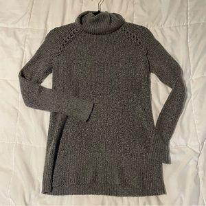 Grey super soft turtleneck sweater